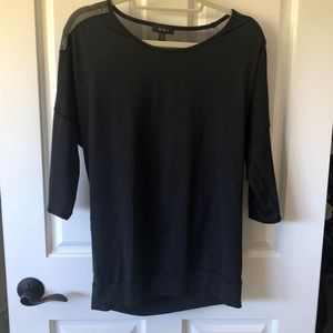 Alala Mesh Back 3/4 Sleeve Dolman Top